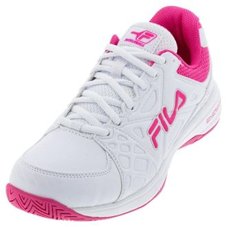 Fila Fila Double Bounce 3 Womens Shoes (Wht/Wht/Pglo) (8)