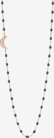 Gigi Clozeau Halskette aus Roségold mit Perlen und Diamanten Céleste Lune