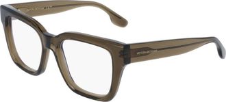 Victoria Beckham Brown Acetate Glasses Womens (Frames)