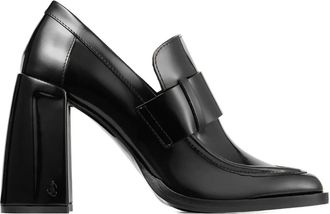 Jimmy Choo London 85 mm Tylor loafers met blokhak - BLACK