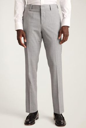 Bonobos Jetsetter Stretch Wool Dress Pants in Light Grey at Nordstrom, Size 34 X 32