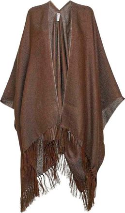 Brunello Cucinelli Fringed-hem Poncho
