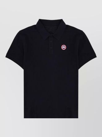 Canada Goose beckley polo shirt short sleeves collar