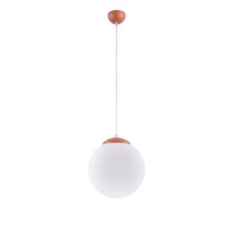 Sollux Lighting L&aacute;mpara colgantes ocre rojo acero/vidrio alt. 120 cm