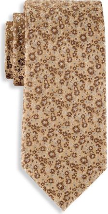Michael Kors Big & Tall Avignon Floral Tie in Taupe at Nordstrom, Size X-Large