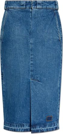 Maison Margiela Denim rok - Dames - Spijkerrokken - Blauw - S - Denim - Rokken