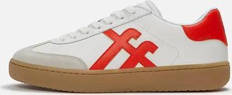 FitFlop Fitflop Womens The Dash T-Toe Trainers in White Leather - Size UK 5