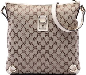 Gucci Pre-owned Gucci GG Canvas Abbey D Ring Crossbody Unisex V9LGX0C1JYXHV766