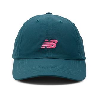 New Balance Unisex 47 Clean Up Run Hat in Green/Pink Nylon, size OSZ