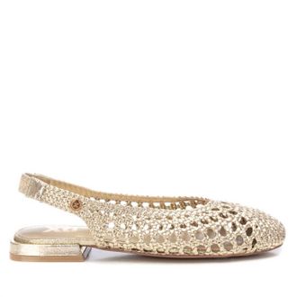 Xti Womens Slingback Flats In Gold
