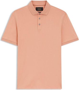 BOSS Regular-fit polo shirt in mercerized Italian cotton