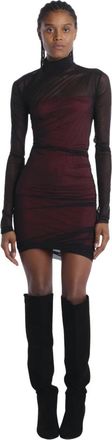 Amazu&igrave;n Mini-jurk met Sluier - Dames - Korte kleedjes - Zwart - ONE Size - Kleedjes