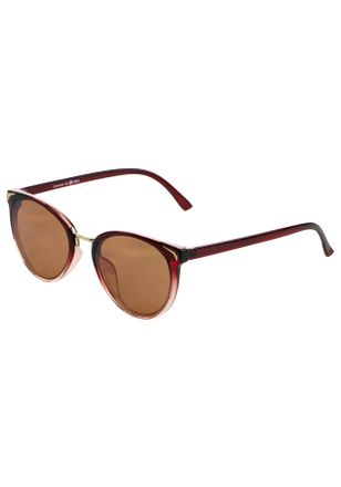 Laura Scott Sonnenbrille LAURA SCOTT, Damen, weinrot, leicht durchscheinend, leicht transparent, Sonnenbrillen Sonnenbrille, Tropfen-Design, Vollrandrahmen, altro