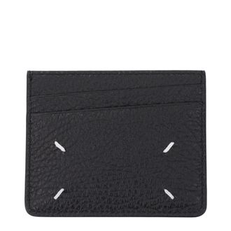 Maison Margiela Dokumentenhalter Damen Leder Schwarz