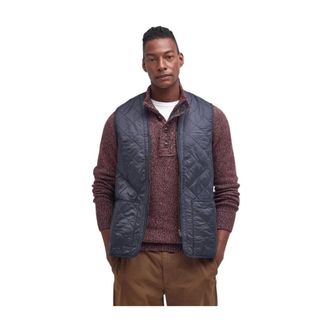 Barbour Vests, male, Blue, Size: XL Polarquilt Zip-In Liner