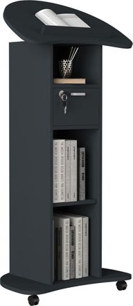 ebuy24 Rodillos De La Consola Del Altavoz Del Escritorio De Pie De Madera Redola 110x56x37 - Vcm