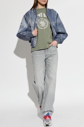 Anine Bing T-shirt Jaylin, Womens, Green