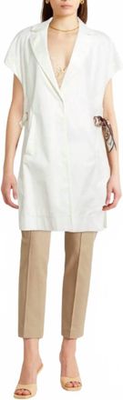 Herno Blazer Vest In White