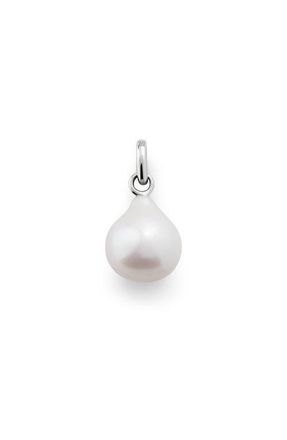 Monica Vinader Small Baroque Pearl Pendant in Sterling Silver /Pearl at Nordstrom