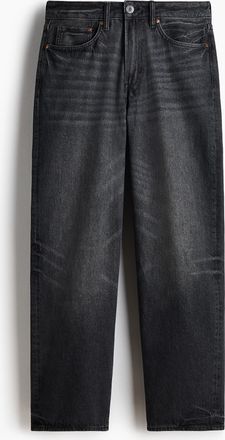 H&M Loose Jeans - Schwarz