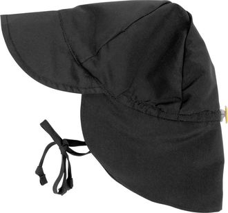 Leveret Flap Swim Hat, UPF 50+ Sun Protection in Black at Nordstrom, Size 9-12 M