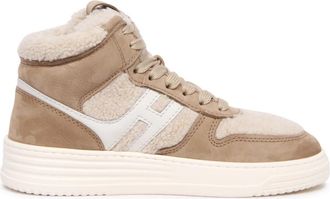 Hogan Eco-Fur Inside Sneakers - Dames - Sneakers - Beige - 37 EU - Leer - Schoenen