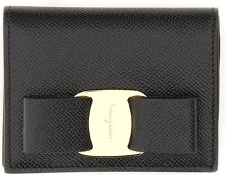 Ferragamo Black Logo Wallet