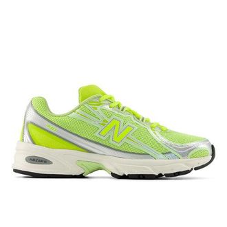 New Balance Unisex 740 en Gris/Verde, Talla 37.5