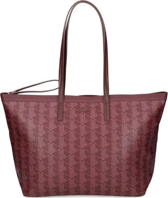 Lacoste Borsa tote goffrata - Rosso