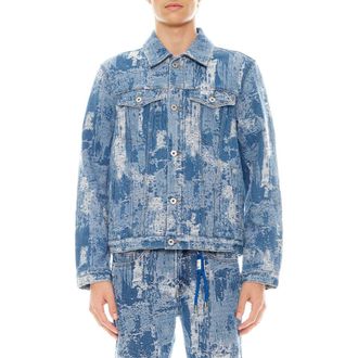 Cult of Individuality Type II Denim Jacket in Digi at Nordstrom Rack, Size Xx-Large