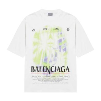 Balenciaga T-Hemden - Heren - Tops - Wit - Maat: L