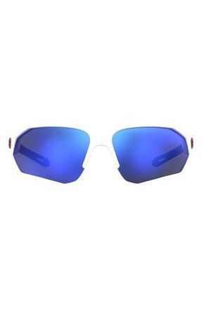 Under Armour Half Rim Sport Sunglasses in Matte White at Nordstrom Rack