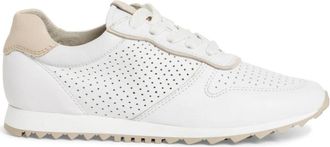 Tamaris Witte Sneakers - Dames - Sneakers - Wit - 39 EU - Leer - Schoenen
