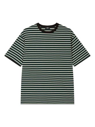 STUDIO TOMBOY striped T-shirt - men - Cotton - M - Green