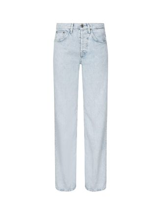 Dondup Jeans Jacklyn A Gamba Larga In Denim