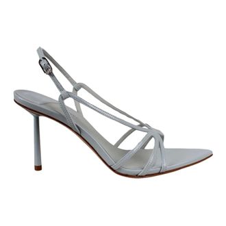 Le Silla High Heel Sandals, female, Gray, Size: 8 1/2 US Eugenie Patent Leather Sandal