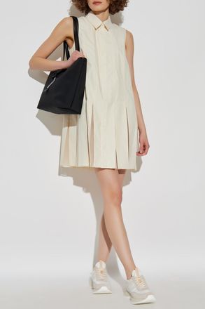 Moncler Dress With Shorts, Womens, Cream