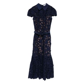 Self Portrait Mujer, Vestidos, Azul, Talla: S