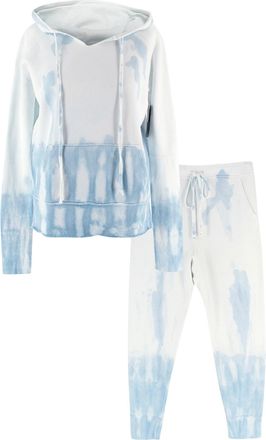 Nili Lotan Blue Tie Dye Hoodie and Joggers Tracksuit Set Size XS