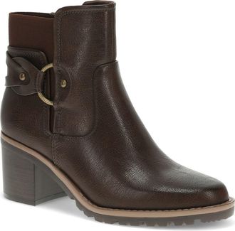 BareTraps Dezzi Block Heel Bootie in Dark Brown at Nordstrom Rack, Size 8.5