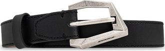 Ader Error leather belt - unisex - Calf Leather - One Size - Black