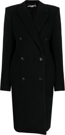 Stella McCartney Dames, Mantels, Zwart, Maat: XS Wol