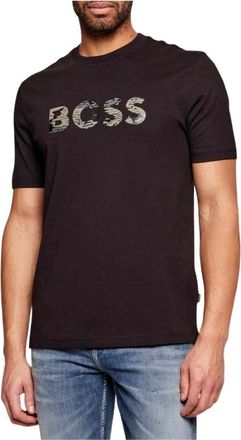 HUGO BOSS Hombre, Camisetas, Negro, Talla: 2XL