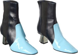 Lanvin M & E Leather Bootie (Authentic Pre-Loved)