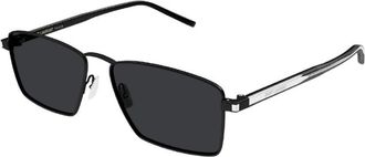 Saint Laurent Ladies Black Square Sunglasses SL700 001