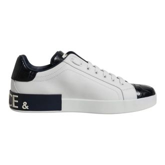 Dolce & Gabbana Sneakers, male, White, Size: 9 US Portofino Sneakers
