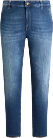 Pantaloni Torino Uomo, Jeans, Blu, W32, new