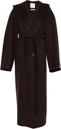 Sportmax Hooded Belted Coat
