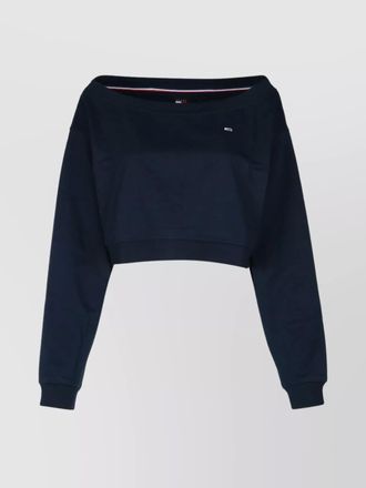Tommy Hilfiger short knitwear bare shoulders