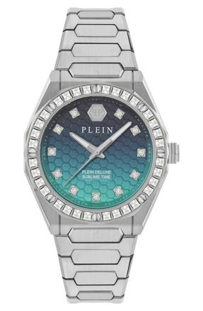Philipp Plein Plein Deluxe Bracelet Watch, 36mm in Ststl at Nordstrom